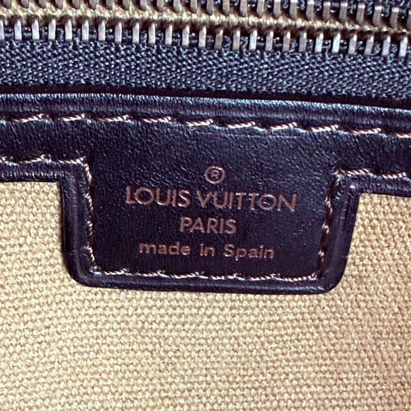 Louis Vuitton Vintage Utah Brown Leather Sac Weekender Travel Bag - Picture 6 of 16